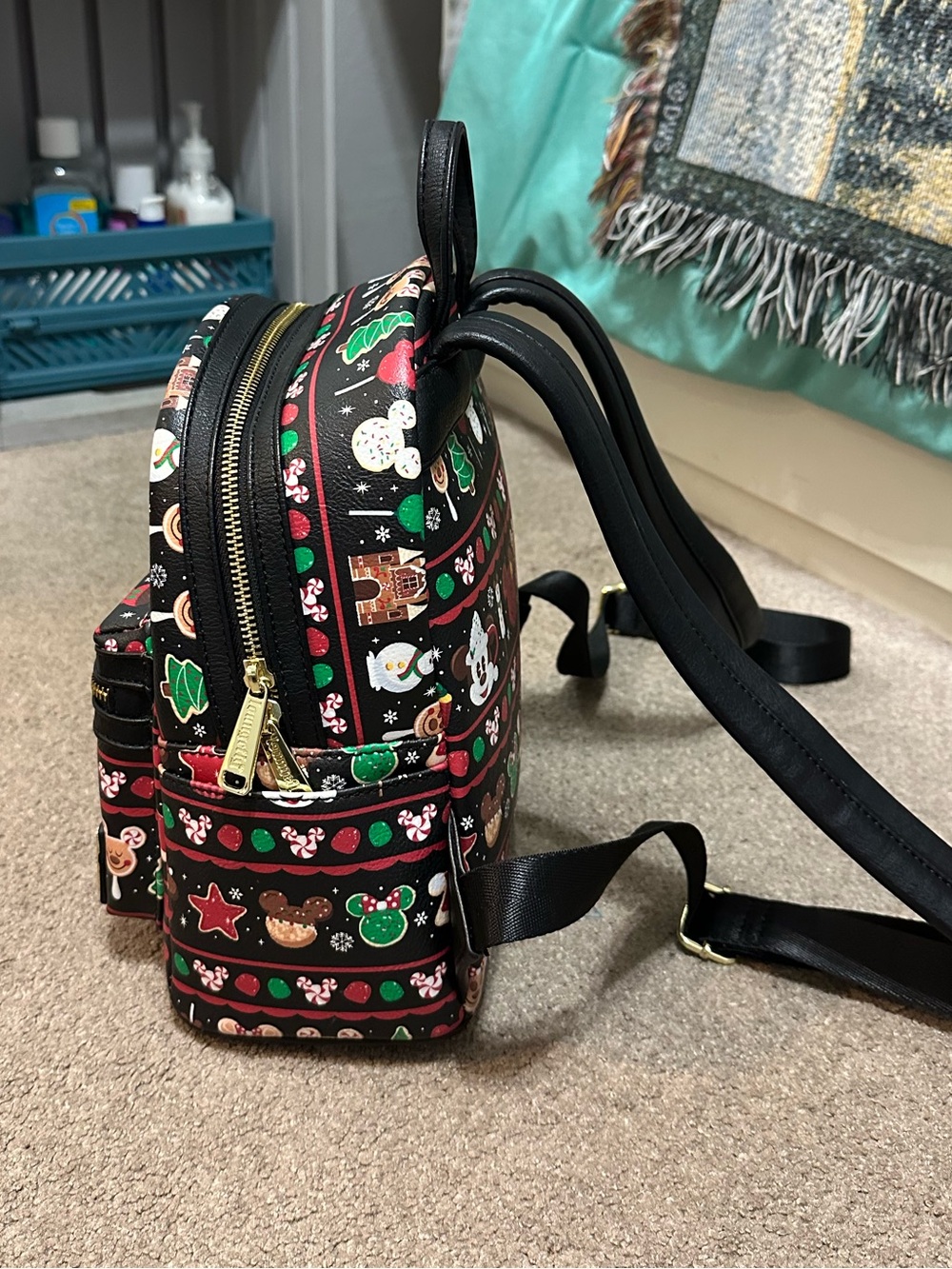 Disney Parks Loungefly Holiday Snacks Backpack - Picture 4 of 14
